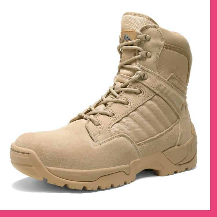 Men's Military Wide Fit Work Boots